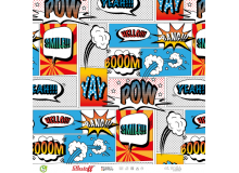 Bio Jersey Lillestoff - Comic bunt